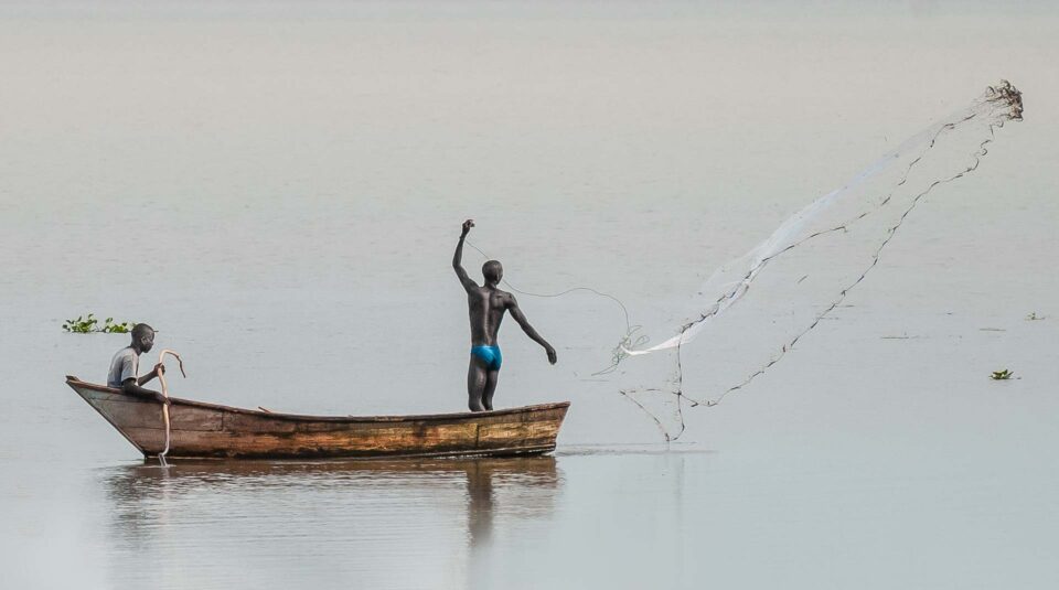 Fishermen, Nile River, Uganda